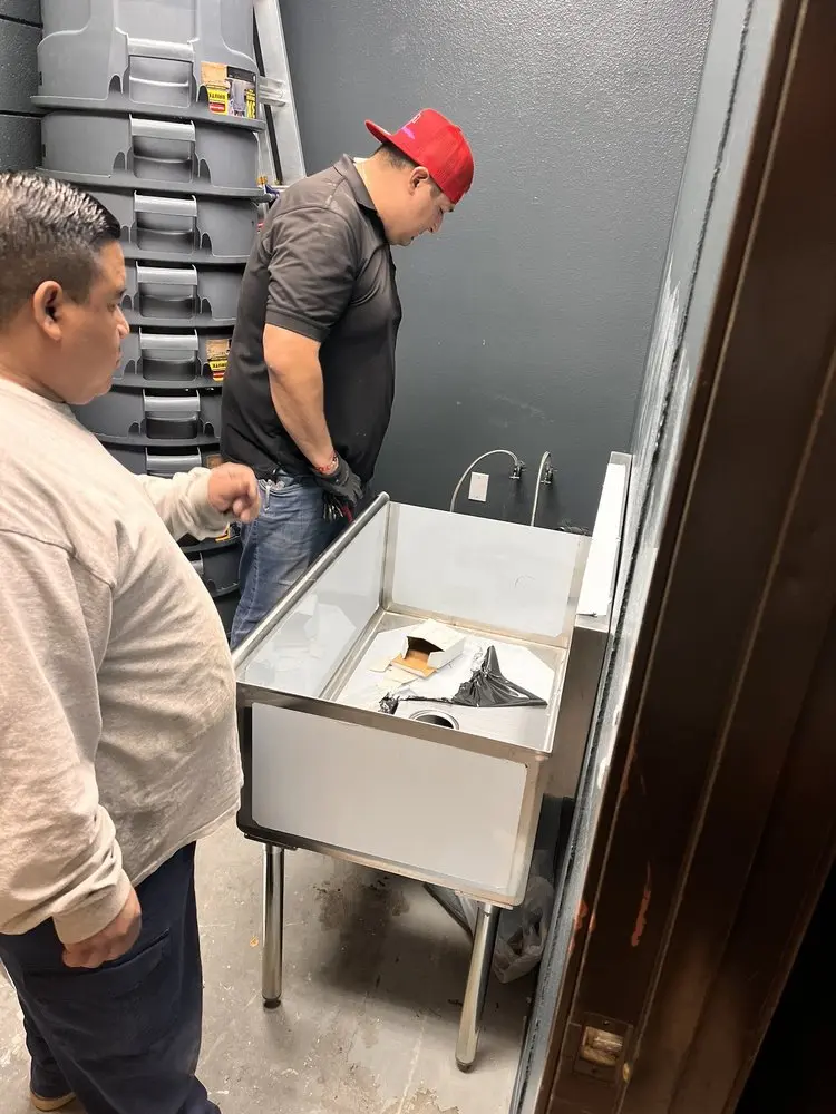 Commercial plumbing and sink installation in Melrose Park